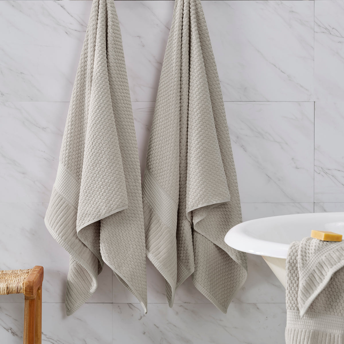 Grey Bath Towels