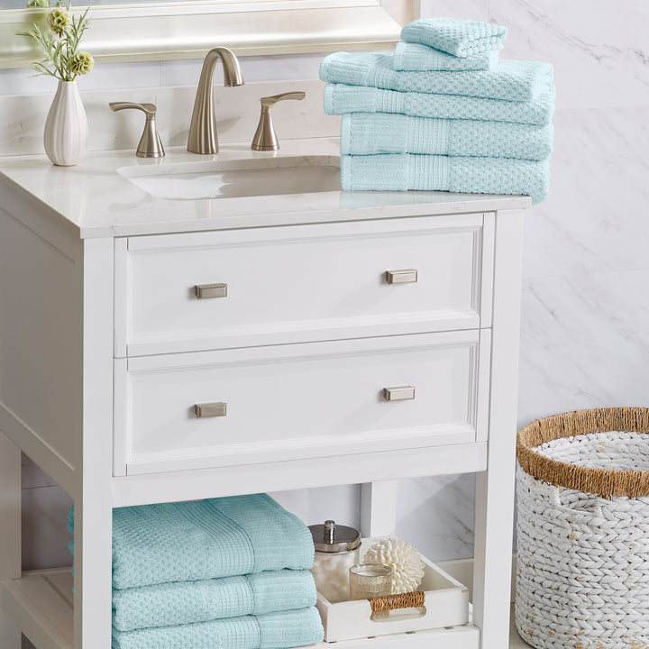 Trinity Collection | 100% Cotton Textured Bath Towel Sets