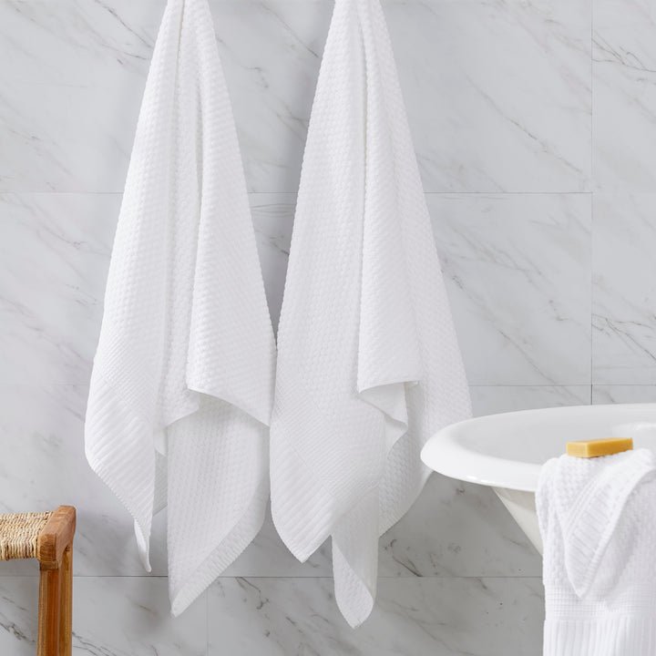 Trinity Collection | 100% Cotton Textured Bath Towel Sets