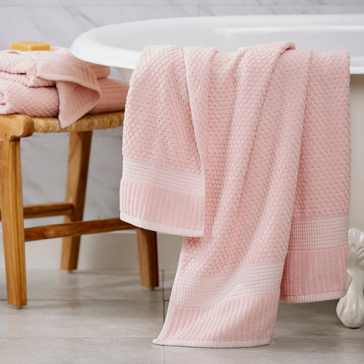 Trinity Collection | 100% Cotton Textured Bath Towel Sets