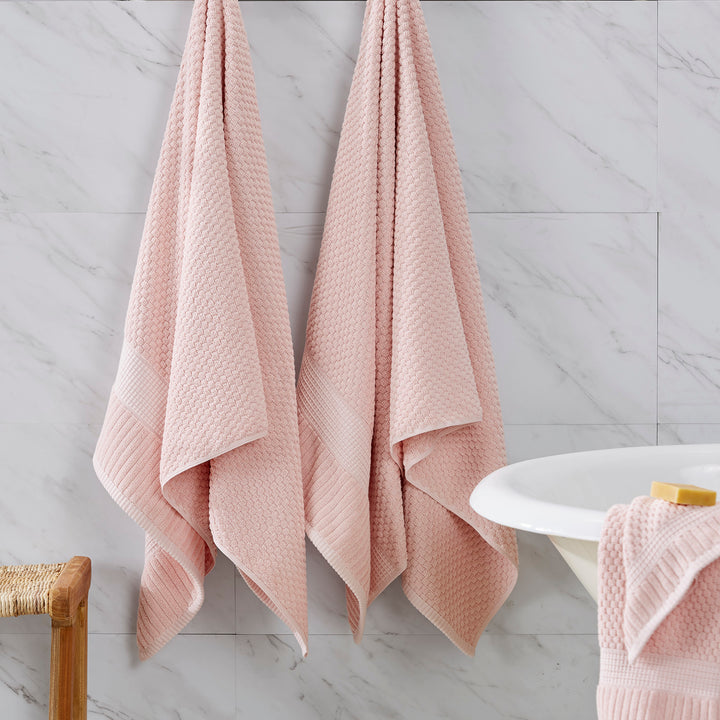 Trinity Collection | 100% Cotton Textured Bath Towel Sets