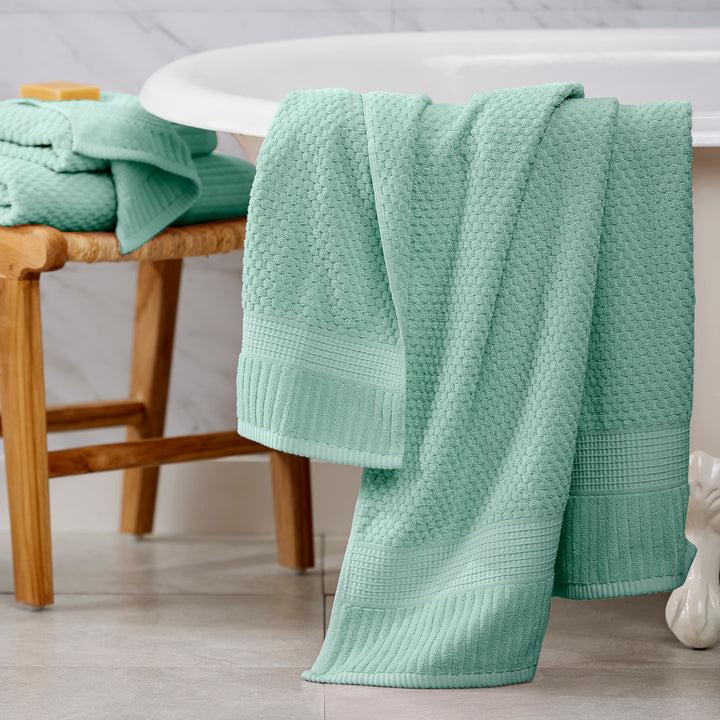 Trinity Collection | 100% Cotton Textured Bath Towel Sets