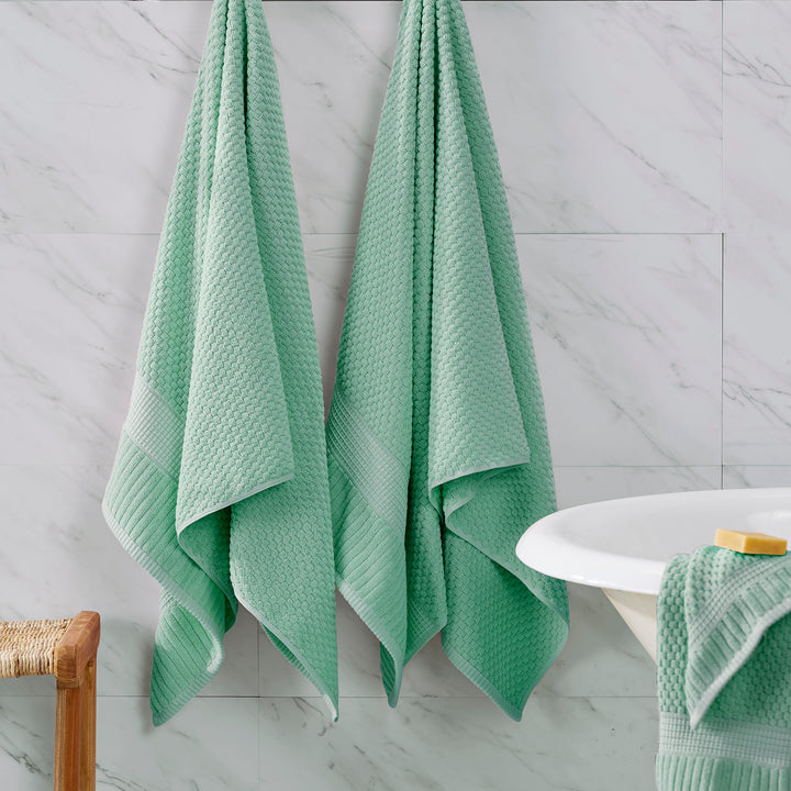 Trinity Collection | 100% Cotton Textured Bath Towel Sets