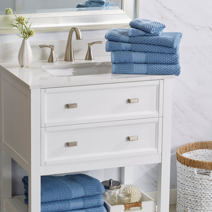 Trinity Collection | 100% Cotton Textured Bath Towel Sets