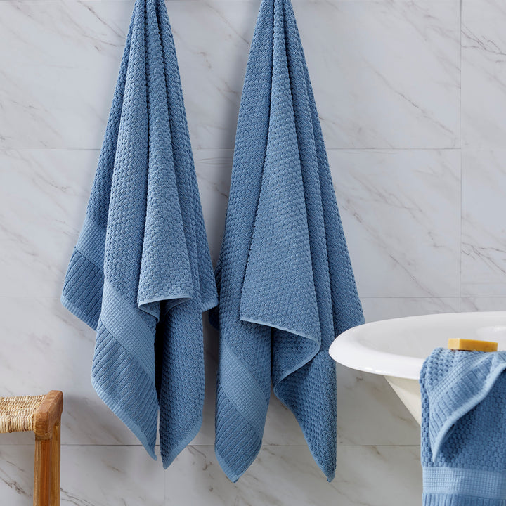 Trinity Collection | 100% Cotton Textured Bath Towel Sets