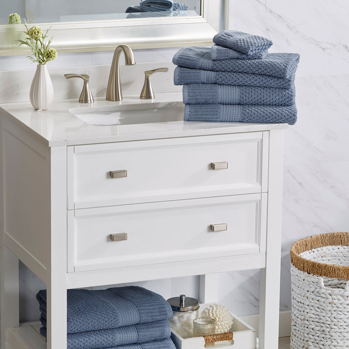 Trinity Collection | 100% Cotton Textured Bath Towel Sets