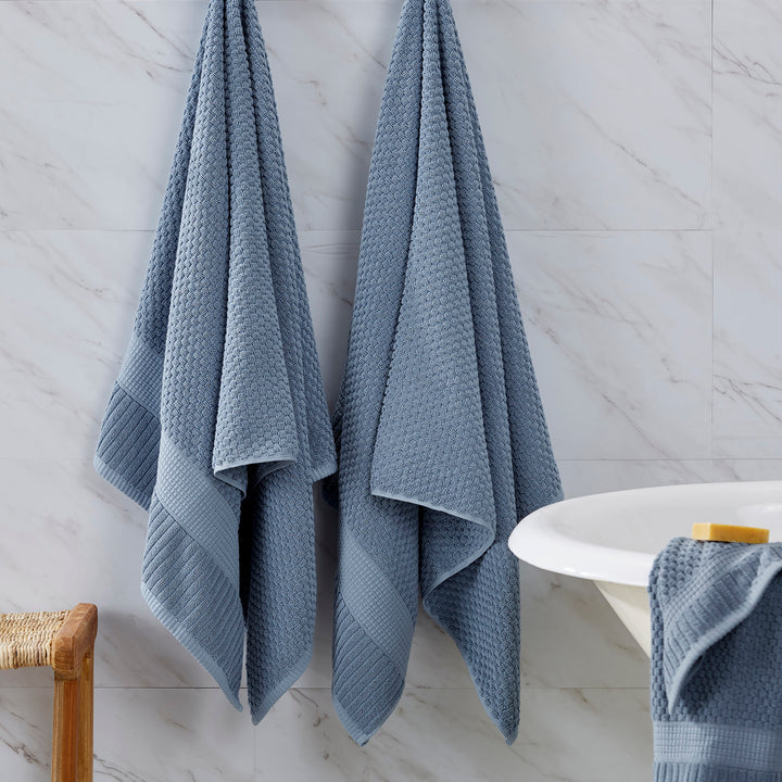 Trinity Collection | 100% Cotton Textured Bath Towel Sets