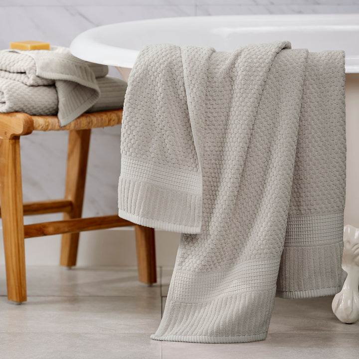 Trinity Collection | 100% Cotton Textured Bath Towel Sets