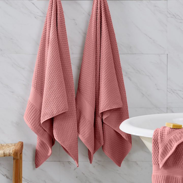 Trinity Collection | 100% Cotton Textured Bath Towel Sets