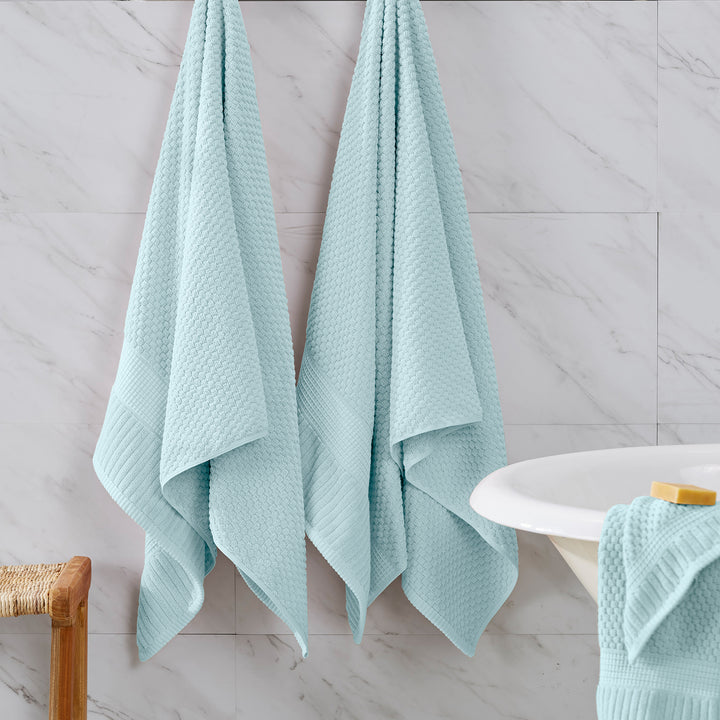 Trinity Collection | 100% Cotton Textured Bath Towel Sets