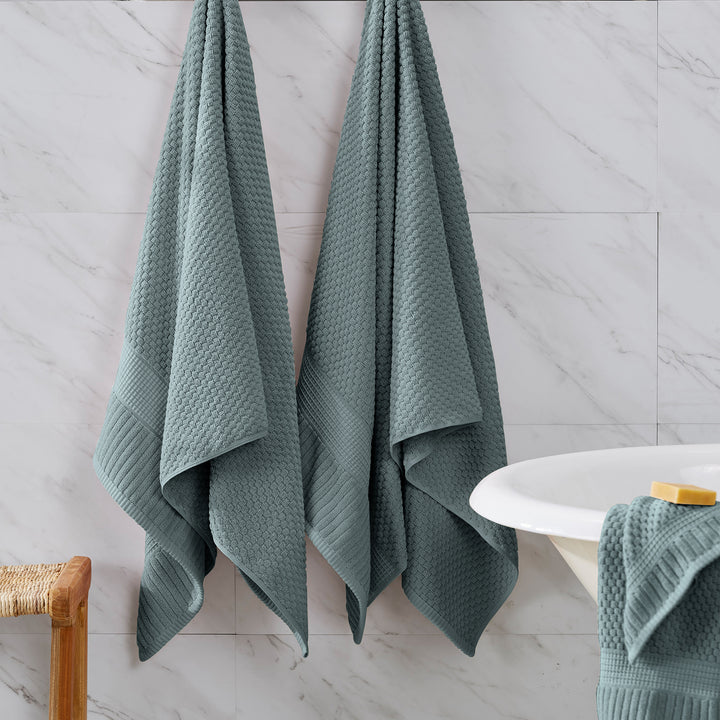 Trinity Collection | 100% Cotton Textured Bath Towel Sets