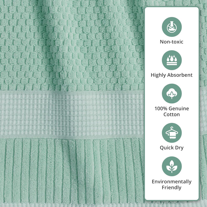 Trinity Collection | 100% Cotton Textured Bath Towel Sets