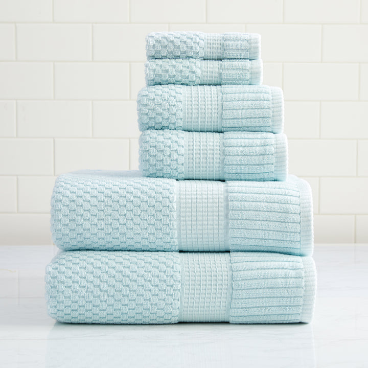 Trinity Collection | 100% Cotton Textured Bath Towel Sets