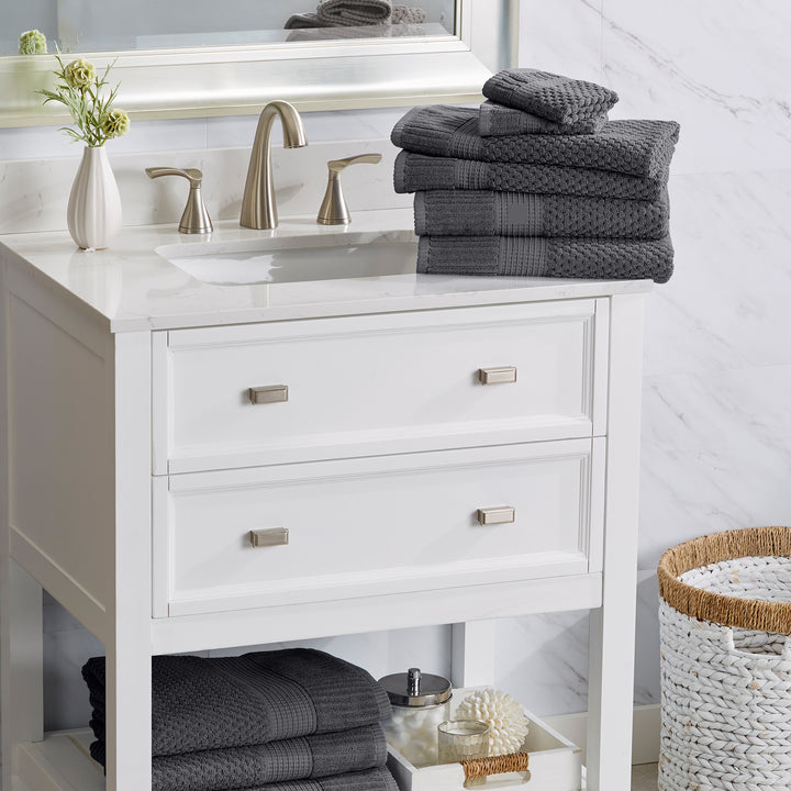 Trinity Collection | 100% Cotton Textured Bath Towel Sets