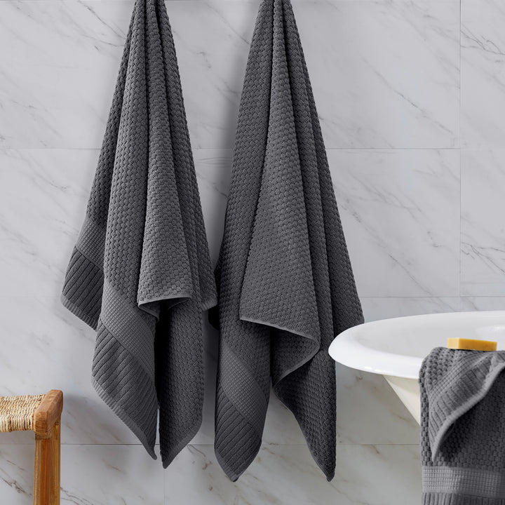 Trinity Collection | 100% Cotton Textured Bath Towel Sets