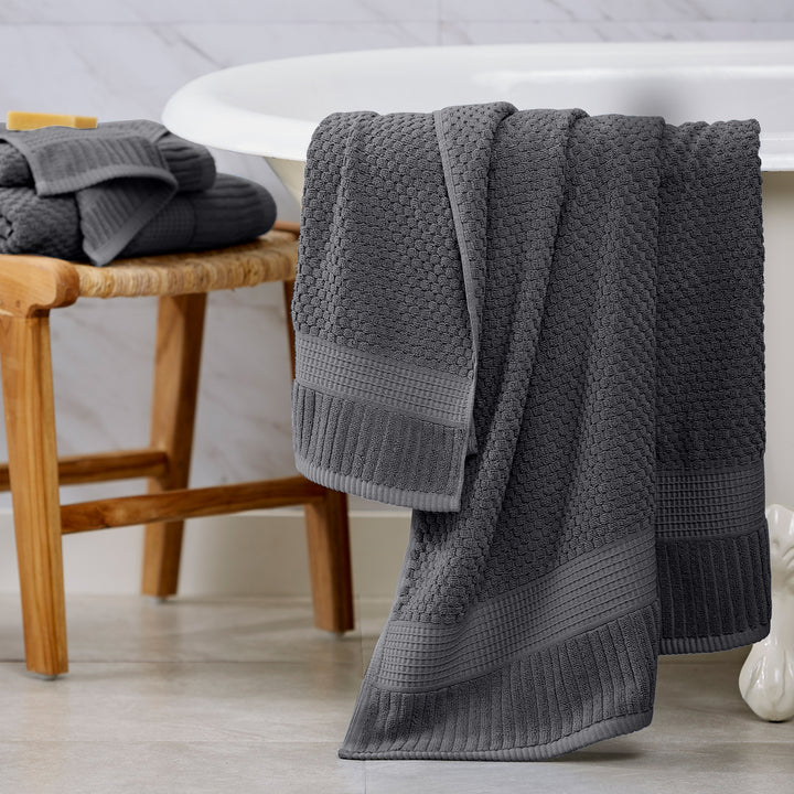 Trinity Collection | 100% Cotton Textured Bath Towel Sets