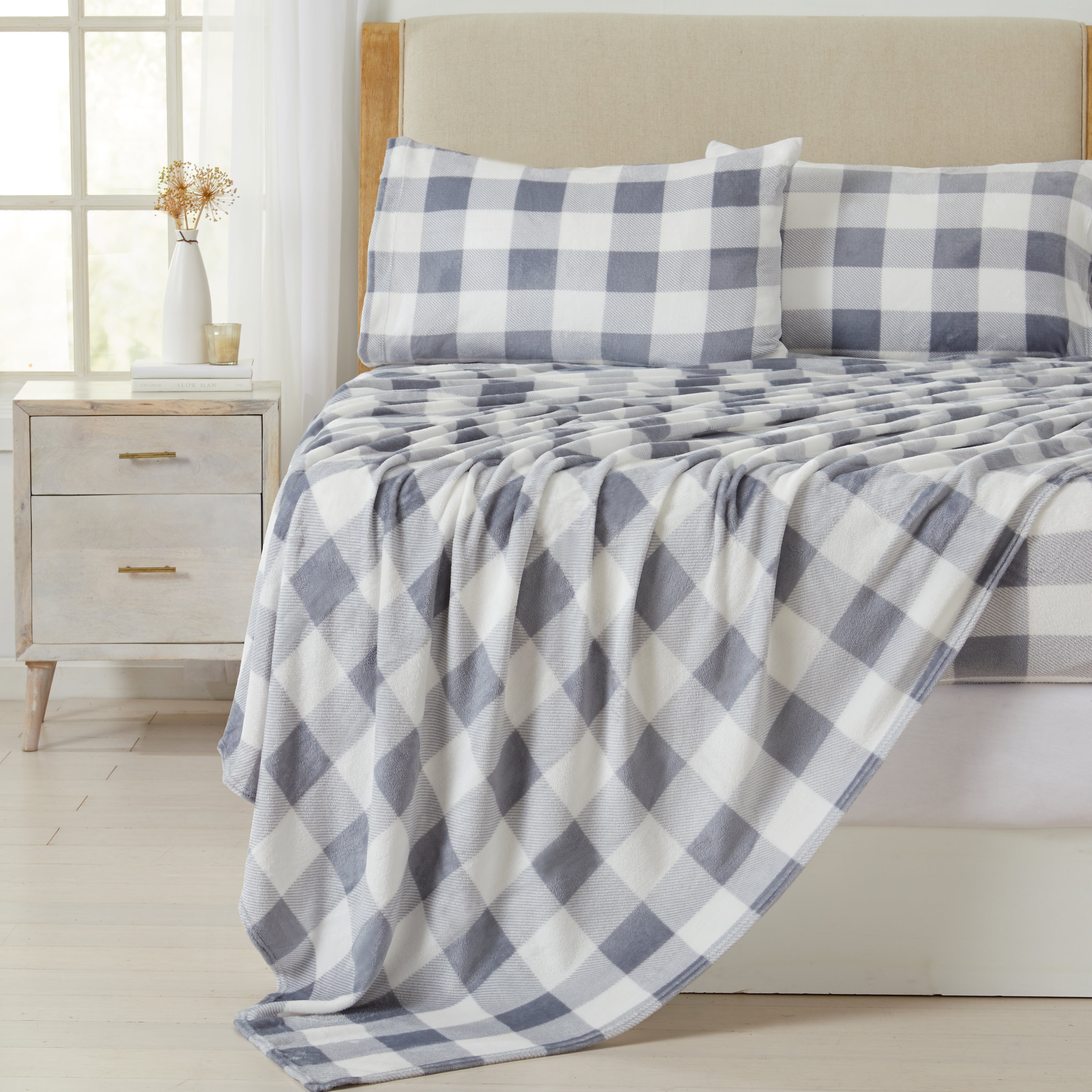 Printed Ultra Soft Micro Fleece Sheets Set | Tribeca Collection – NY Loft