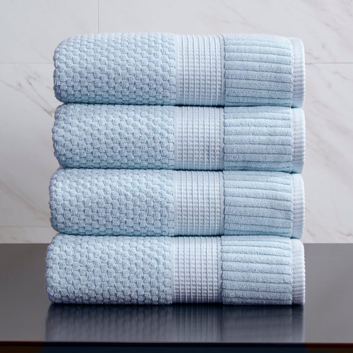 Trinity Collection | 100% Cotton Textured Bath Towel Sets