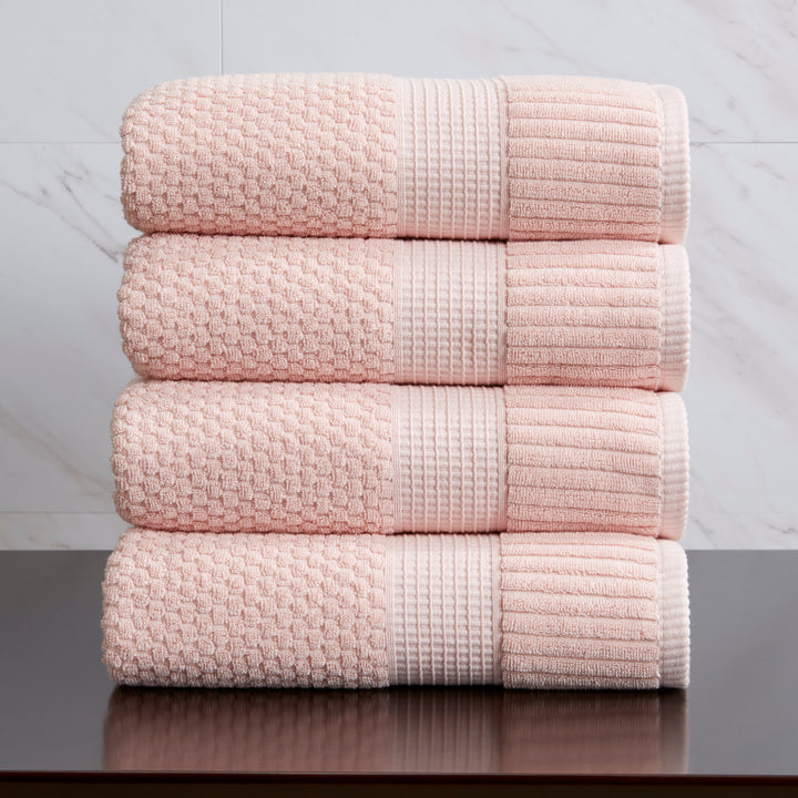 Trinity Collection | 100% Cotton Textured Bath Towel Sets