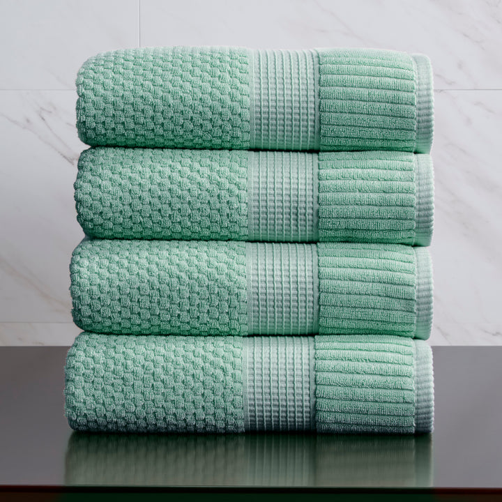 Trinity Collection | 100% Cotton Textured Bath Towel Sets