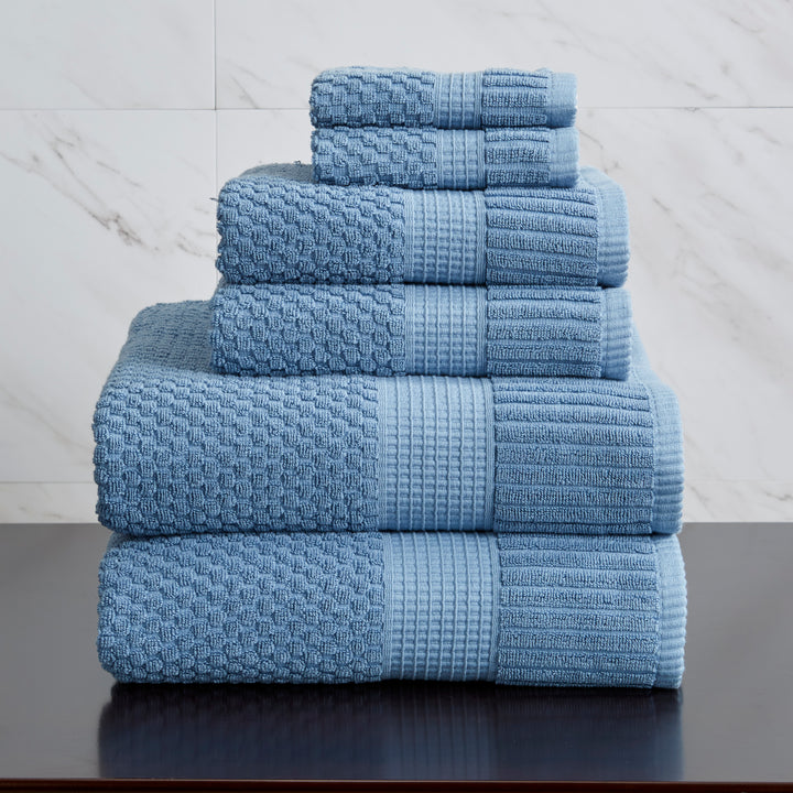 Trinity Collection | 100% Cotton Textured Bath Towel Sets