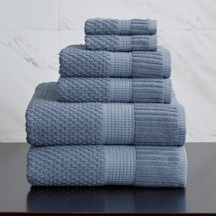 Trinity Collection | 100% Cotton Textured Bath Towel Sets