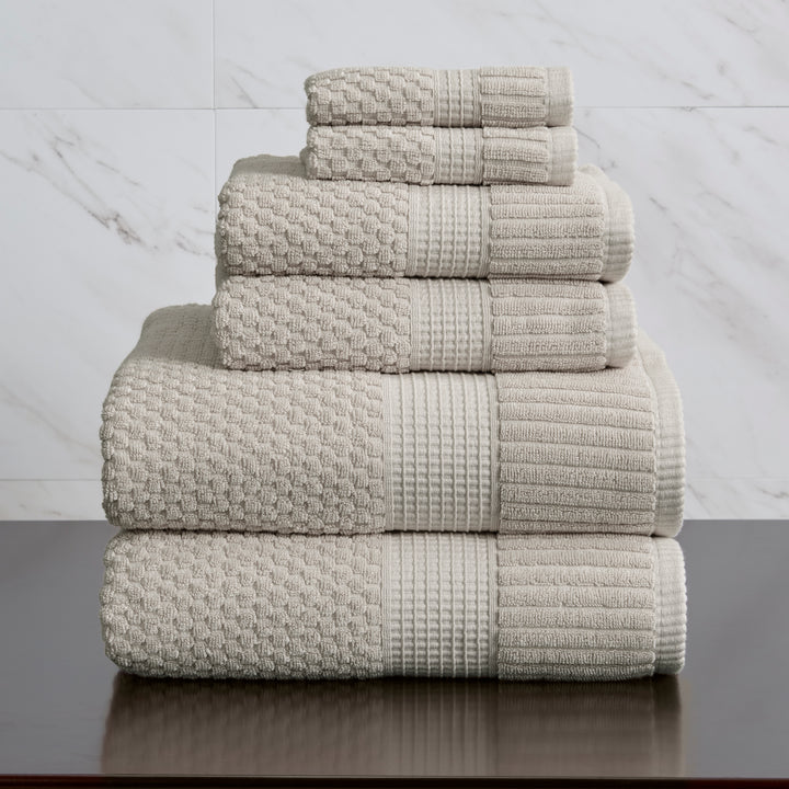 Trinity Collection | 100% Cotton Textured Bath Towel Sets