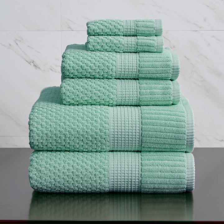 Trinity Collection | 100% Cotton Textured Bath Towel Sets