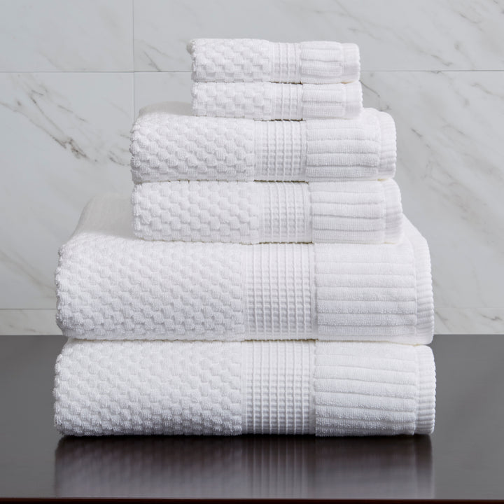 Trinity Collection | 100% Cotton Textured Bath Towel Sets