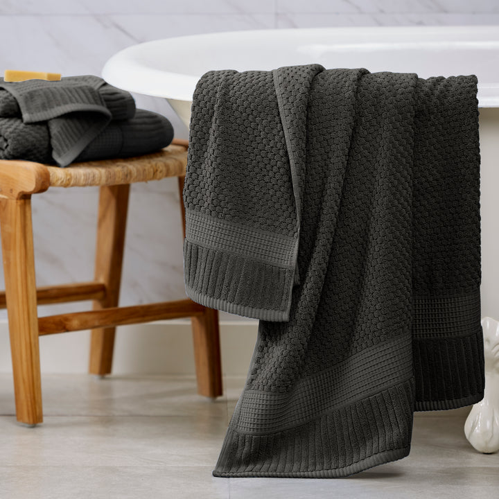 Trinity Collection | 100% Cotton Textured Bath Towel Sets