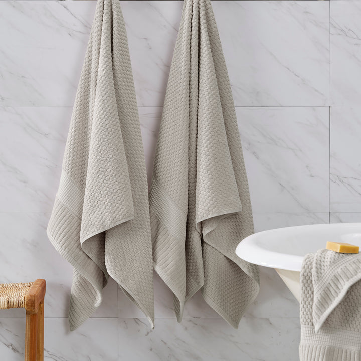 Trinity Collection | 100% Cotton Textured Bath Towel Sets